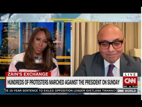 Dean Safwan Masri in conversation with CNN’s Zain Asher