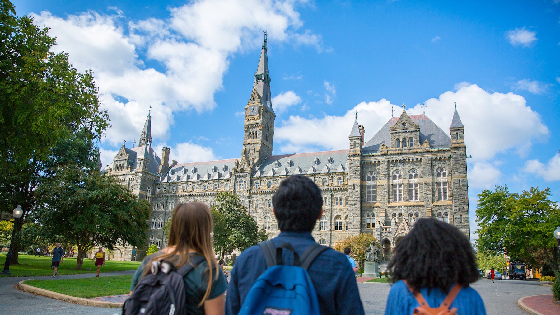 Students on main capmus