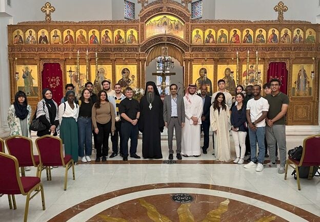 طلاب جامعة جورجتاون يشرعون في رحلة اكتشاف الأديان في مجمع قطر الديني