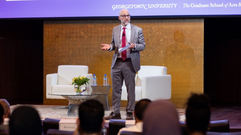 Georgetown Qatar Talk Connects the Ancient Greek Tradition to Modern Challenges
