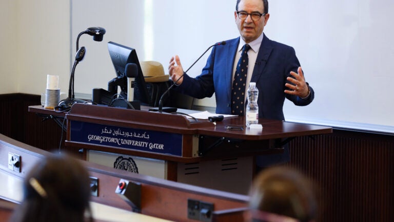 Arabic Language Ideology Shapes Policy, Says Scholar at GU-Q Talks