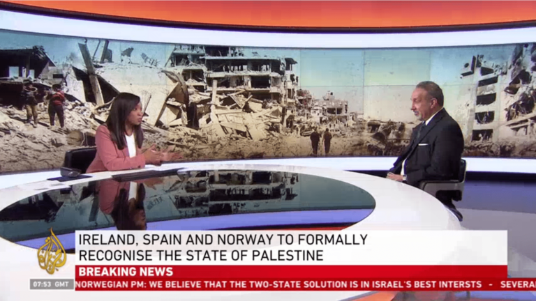 Dr. Mehran Kamrava on Ireland, Spain, and Norway Formally Recognising the State of Palestine