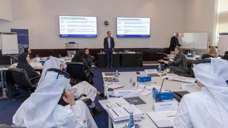 بالشراكة بين جامعة جورجتاون وسدرة للطب شهادة في القيادة الاستراتيجية لتمكين 15 قائداً في مستشفى النساء والأطفال