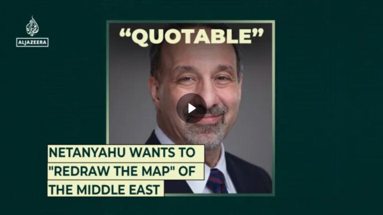 Netanyahu wants to redraw the map of the Middle East