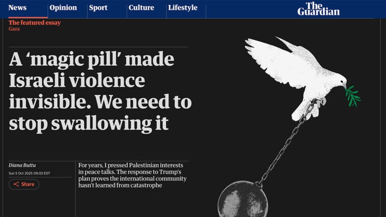 A ‘magic pill’ made Israeli violence invisible. We need to stop swallowing it.