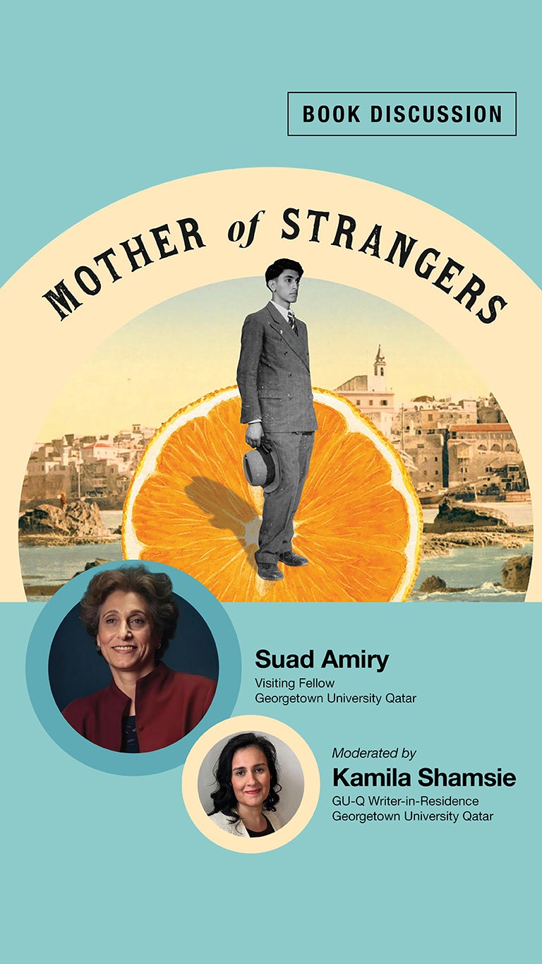 Book Discussion – Mother of Strangers | Suad Amiry and Kamila Shamsie
